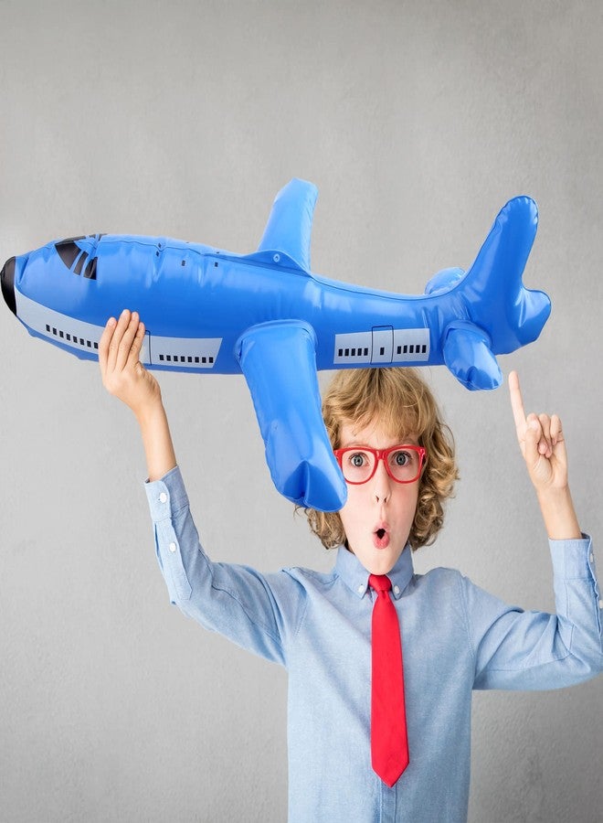 Sonarun 6 Pcs Inflatable Airplanes Blow Up Aircraft Toys Inflates Plane for Kids Birthday Shower Party Decoration Supplies, 3 Colors - Image 5